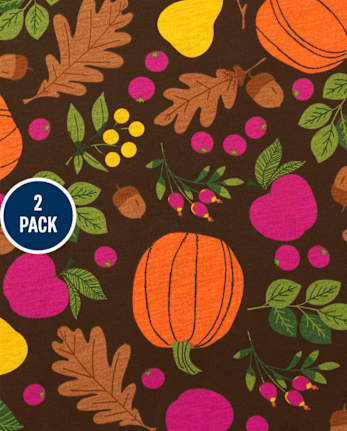 Girls Print Everyday Dress 2-Pack