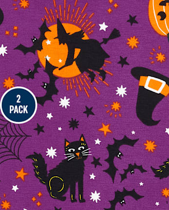 Toddler Girls Halloween Leggings 2-Pack