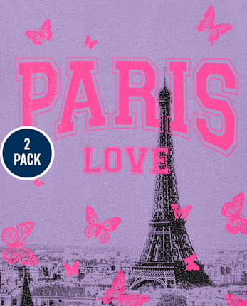 Girls City Graphic Tee 2-Pack