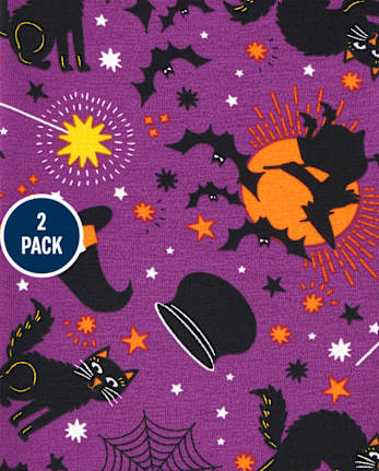 Girls Halloween Leggings 2-Pack