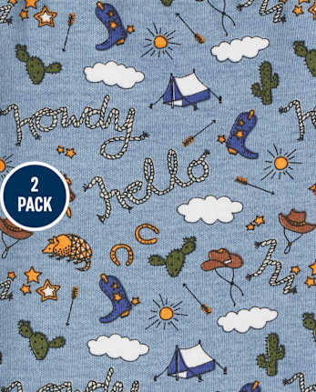 Pack de 2 pantalones vaqueros para bebé niño