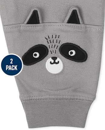 Pack de 2 pantalones de mapache para bebé niño