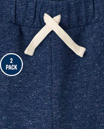 Pack de 2 pantalones jogger de vellón Marled para niños