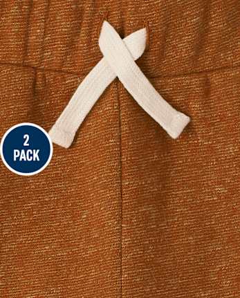 Pack de 2 pantalones jogger de vellón Marled para niños