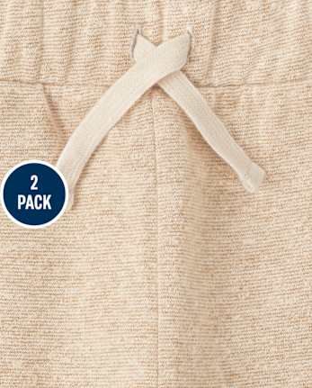 Pack de 2 pantalones jogger de vellón Marled para niños