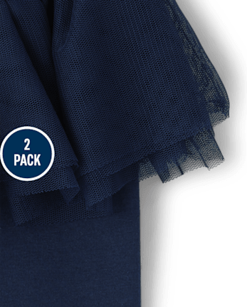 Baby Girls Plaid Tutu Pants 2-Pack