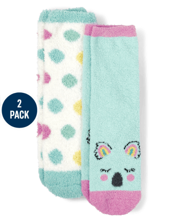 Paquete de 2 calcetines acogedores Koala para niñas