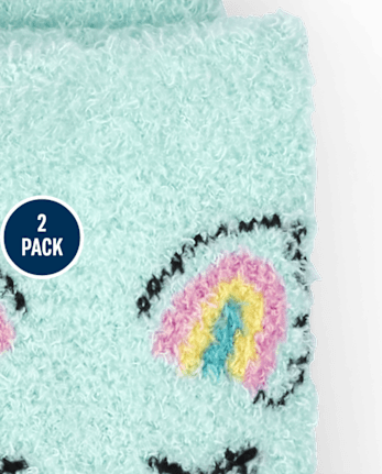 Toddler Girls Koala Cozy Socks 2-Pack