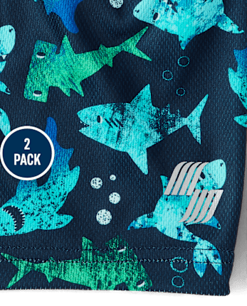 Lot de 2 shorts Shark pour bébé et tout-petit garçon