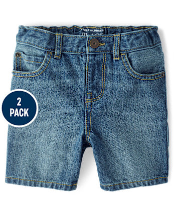 Baby And Toddler Boys Denim Shorts 2-Pack