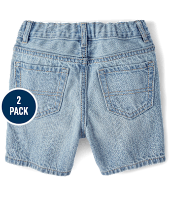 Baby And Toddler Boys Denim Shorts 2-Pack