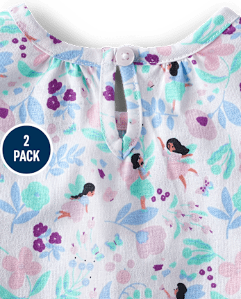 Baby Girls Floral Romper 2-Pack