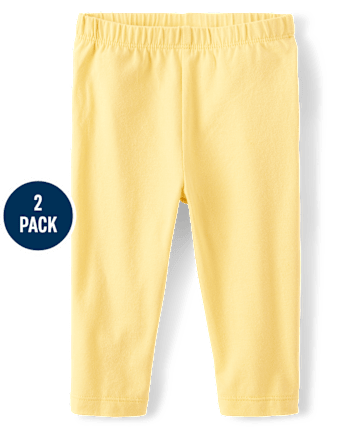 Lot de 2 pantalons à volants à fleurs pour bébé fille