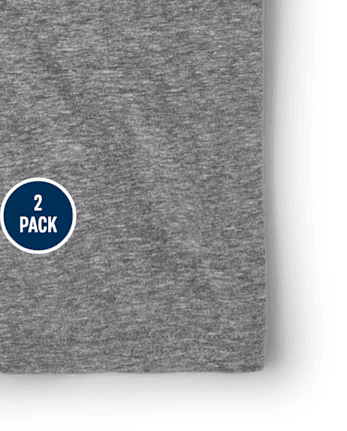 Lot de 2 hauts à col en V pour garçon