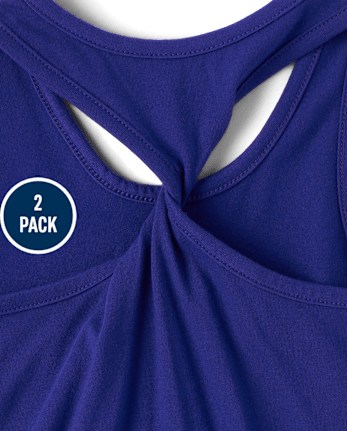 Girls Graphic Tank Top 2-Pack