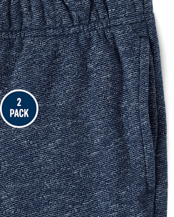 Boys Fleece Jogger Pants 2-Pack
