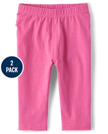 Lot de 2 pantalons à volants à fleurs pour bébé fille
