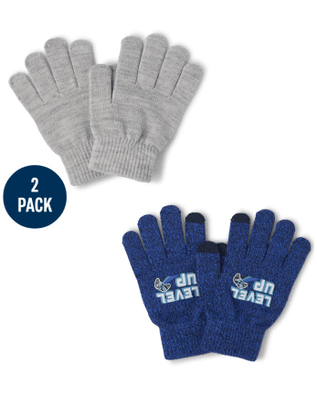 Boys Gamer Texting Gloves 2-Pack