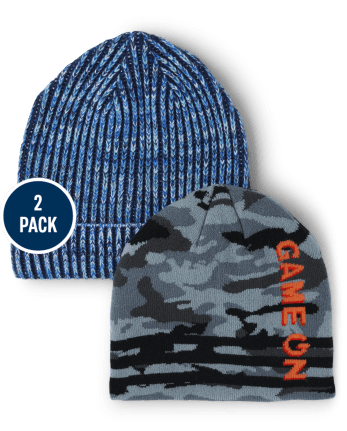 Boys Game On Beanie 2-Pack