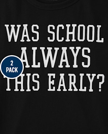 Boys School Graphic Tee 2-Pack