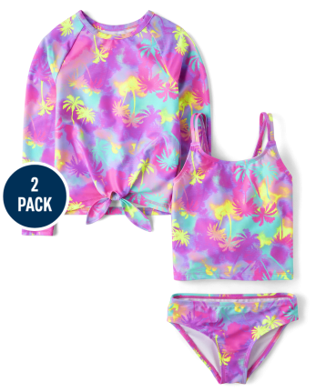 SUNSETS SOLID ELSIE TANKINI (D-DD CUP) - NEON GROOVE - Birthday Suits