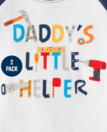 Ensemble de 2 pyjamas en coton ajustés pour bébés et tout-petits garçons