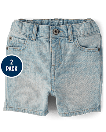 Baby And Toddler Boys Denim Shorts 2-Pack