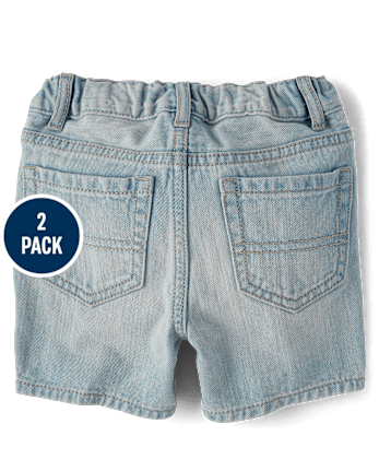Baby And Toddler Boys Denim Shorts 2-Pack