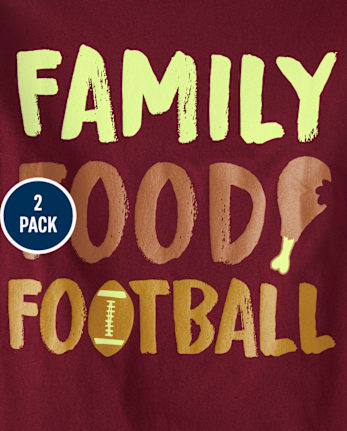 Boys Thanksgiving Graphic Tee 2-Pack