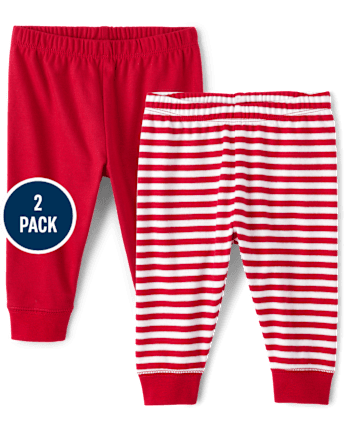 Unisex Baby Striped Pants 2 Pack MULTI The Children s Place