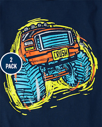 Boys Vehicle Graphic Tee 2-Pack