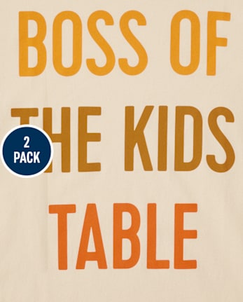 Boys Thanksgiving Graphic Tee 2-Pack