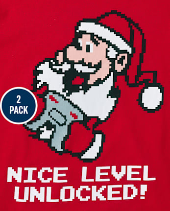 Boys Christmas Graphic Tee 2-Pack