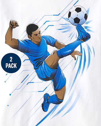 Boys Sports Graphic Tee 2-Pack