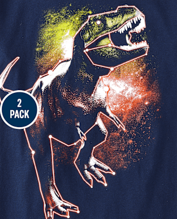 Boys Gamer Dino Graphic Tee 2-Pack