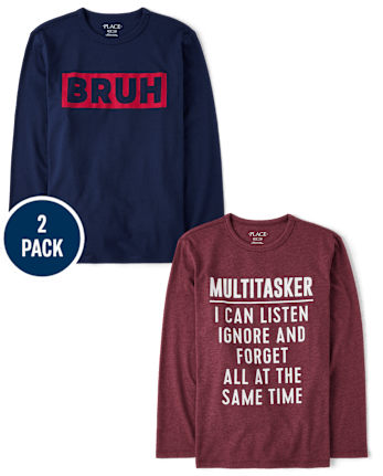 Boys Humor Graphic Tee 2-Pack
