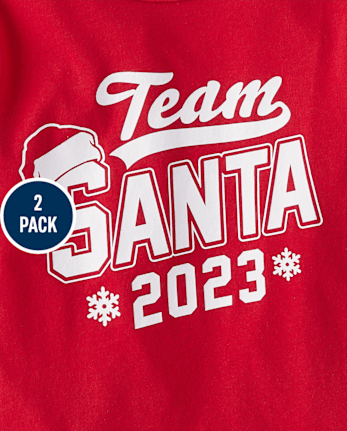 Baby And Toddler Boys Christmas Graphic Tee 2-Pack - MULTI CLR