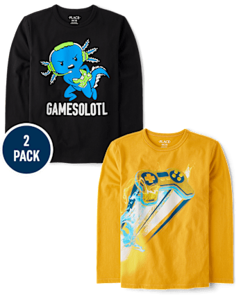 Boys Gamer Graphic Tee 2-Pack
