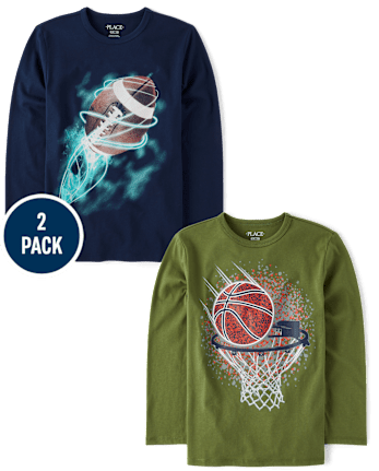 Boys Sports Graphic Tee 2-Pack