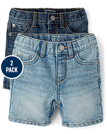 Baby And Toddler Boys Denim Shorts 2-Pack