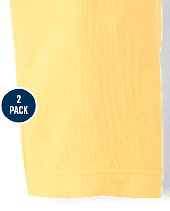 Baby Girls Sun Ruffle Leggings 2-Pack