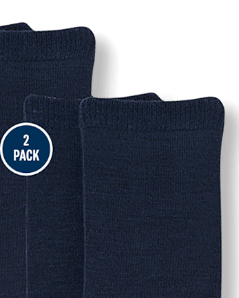 Girls Knee Socks 2-Pack
