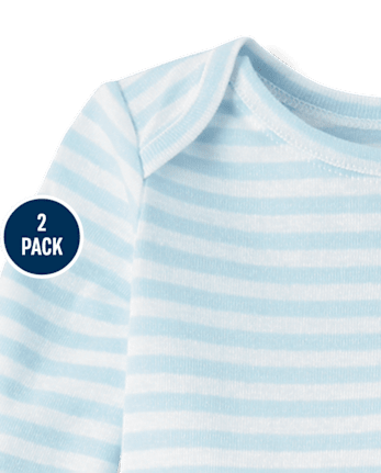 Pyjama rayé pour bébé garçon (lot de 2)
