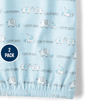 Pyjama rayé pour bébé garçon (lot de 2)