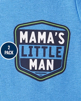 Baby And Toddler Boys Space Snug Fit Cotton Pajamas 2-Pack