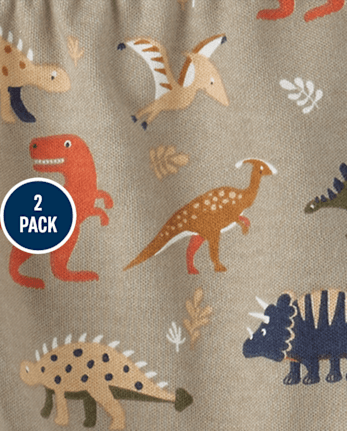 Pantalons dinosaures pour bébé garçon (lot de 2)