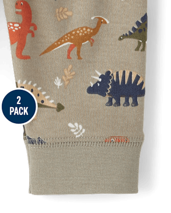 Pantalons dinosaures pour bébé garçon (lot de 2)