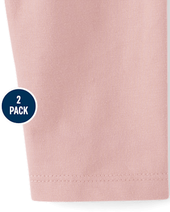 Baby Girls Bow Tutu Leggings 2-Pack