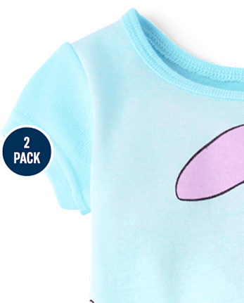 Toddler Girls Stitch Pajamas 2-Pack