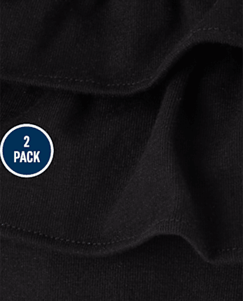 Leggings à volants léopard pour bébés filles (lot de 2)